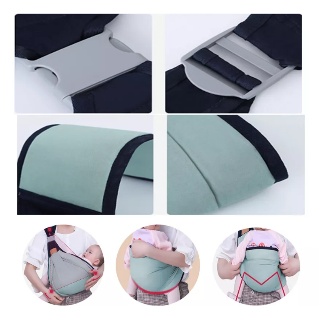 PORTABEBÉS PORTÁTIL AJUSTABLE BABYGO™ LIGERO, SEGURO Y AJUSTABLE 🎁