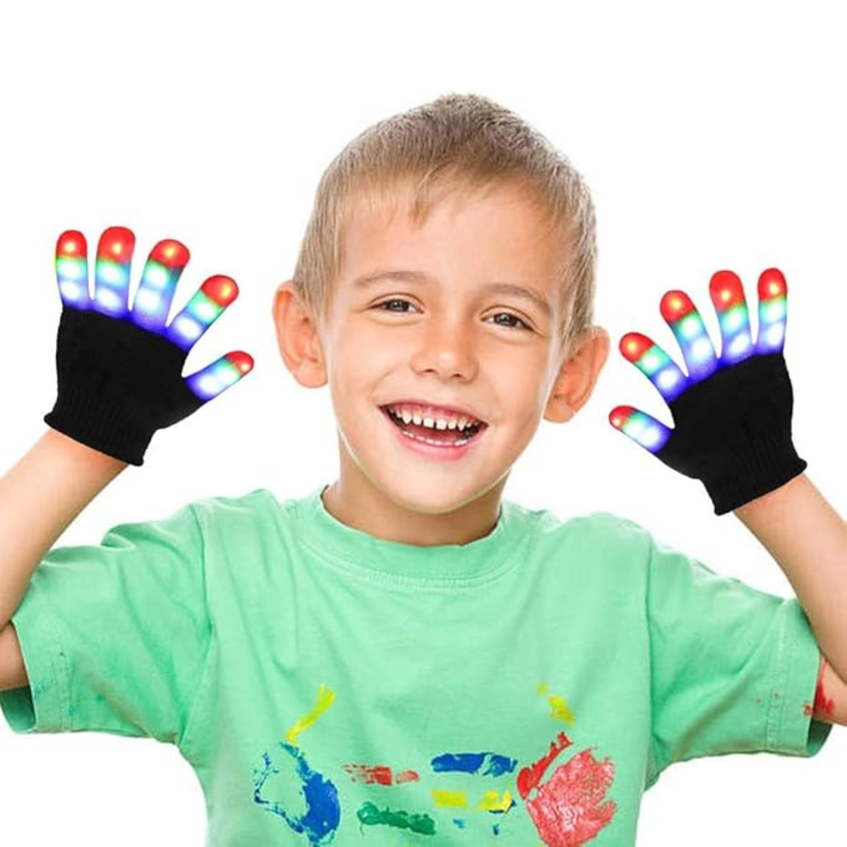 GUANTES LUMINOSOS MULTICOLOR GLOWHAND™ 🎁 ¡ILUMINA CADA MOVIMIENTO!