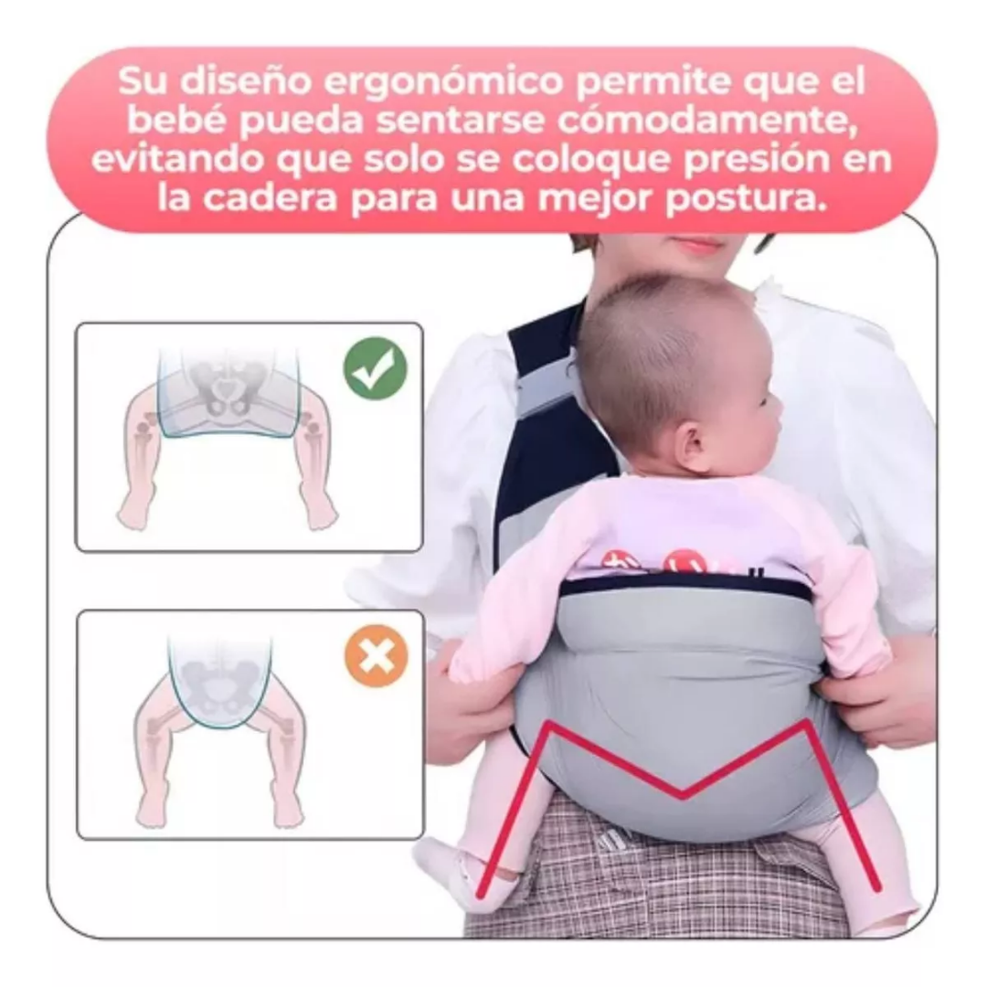 PORTABEBÉS PORTÁTIL AJUSTABLE BABYGO™ LIGERO, SEGURO Y AJUSTABLE 🎁